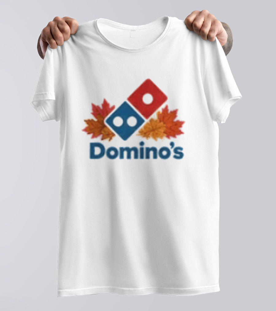Domino's Thanksgiving Autumn Leaves Pizza Celebration T-Shirt