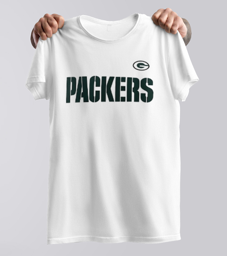 Green Bay Packers G Emblem Established 1919 Two Sided T-Shirt