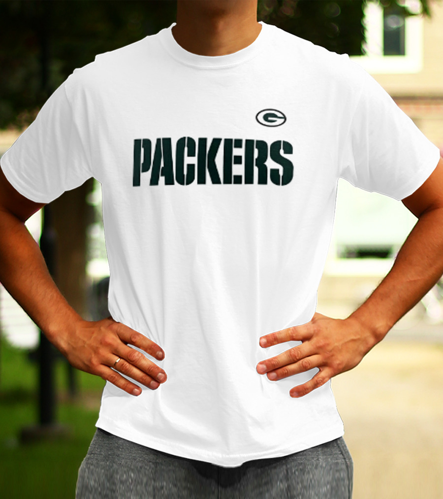 Green Bay Packers G Emblem Established 1919 Two Sided T-Shirt