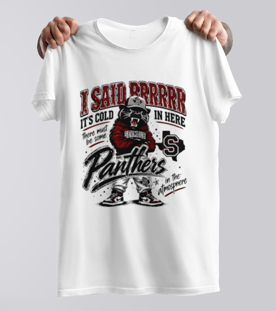 I Said Brrrrr It’s Cold In Here There Must Be Some Panthers In The Atmosphere T-Shirt