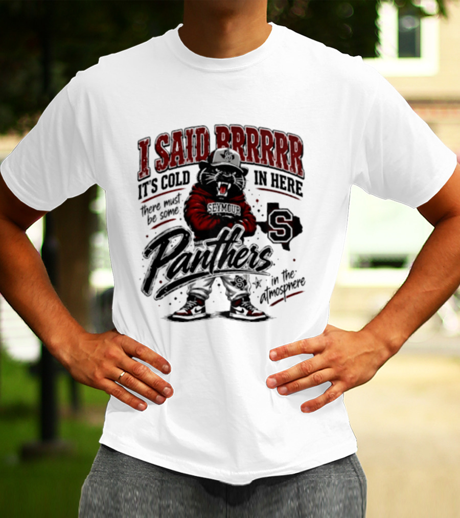 I Said Brrrrr It’s Cold In Here There Must Be Some Panthers In The Atmosphere T-Shirt