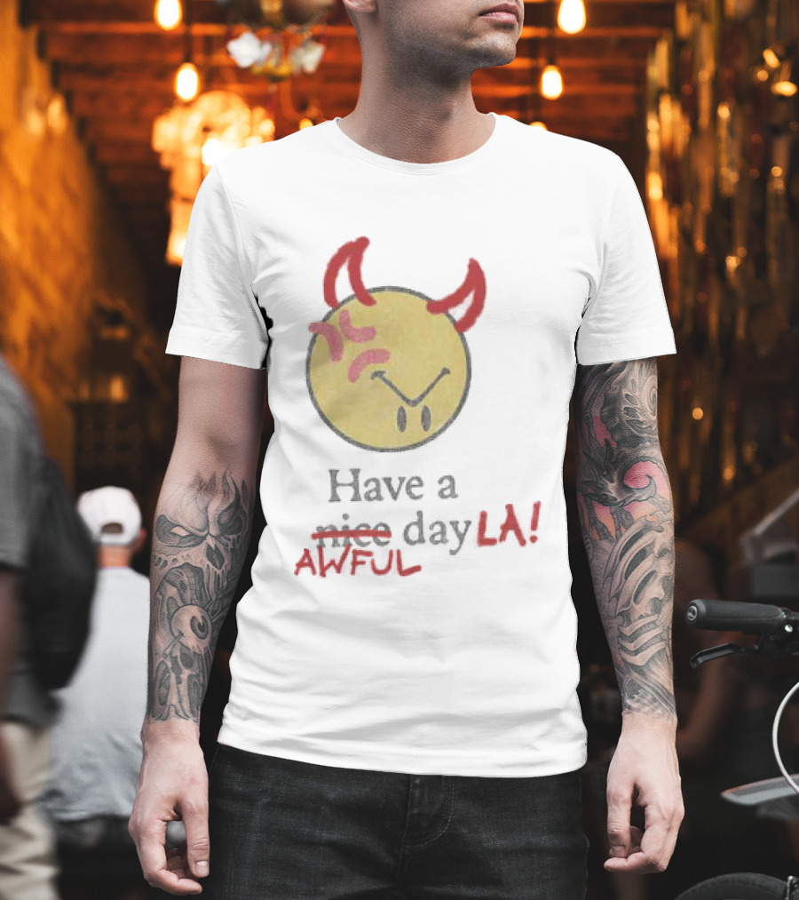 Isaiah Rashad Awful Day LA Anniversary Show 2026 Souvenir T-Shirt