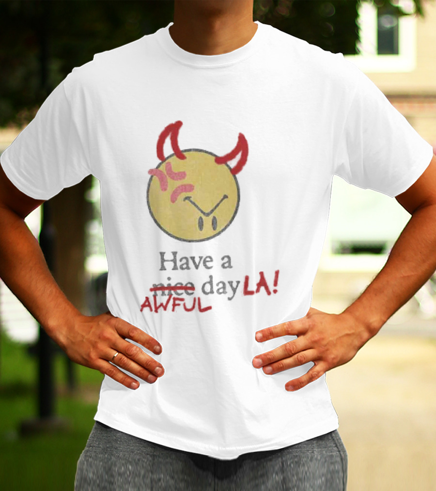 Isaiah Rashad Awful Day LA Anniversary Show 2026 Souvenir T-Shirt