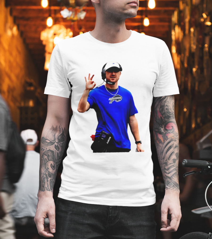 Joe Brady Buffalo Bills Coaching Moments Buffalo T-Shirt