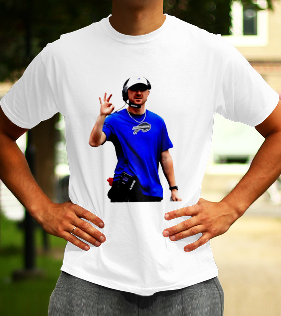 Joe Brady Buffalo Bills Coaching Moments Buffalo T-Shirt