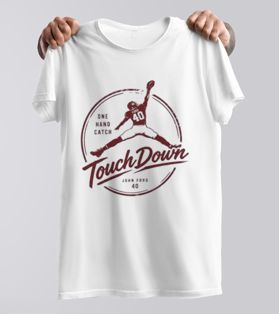 John Ford One Hand Catch Touchdown NCAA 2026 T-Shirt