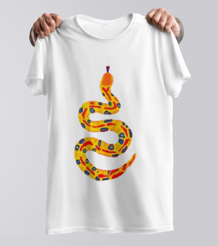 Snake What A Lovely Day To Be A Pain In The Ass Colorful Pattern Two Sided T-Shirt