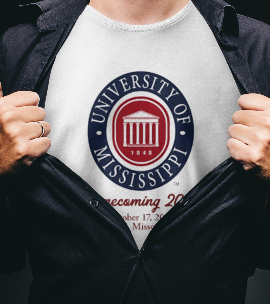 University Of Mississippi Homecoming 2026 October 17 Vs Missouri T-Shirt