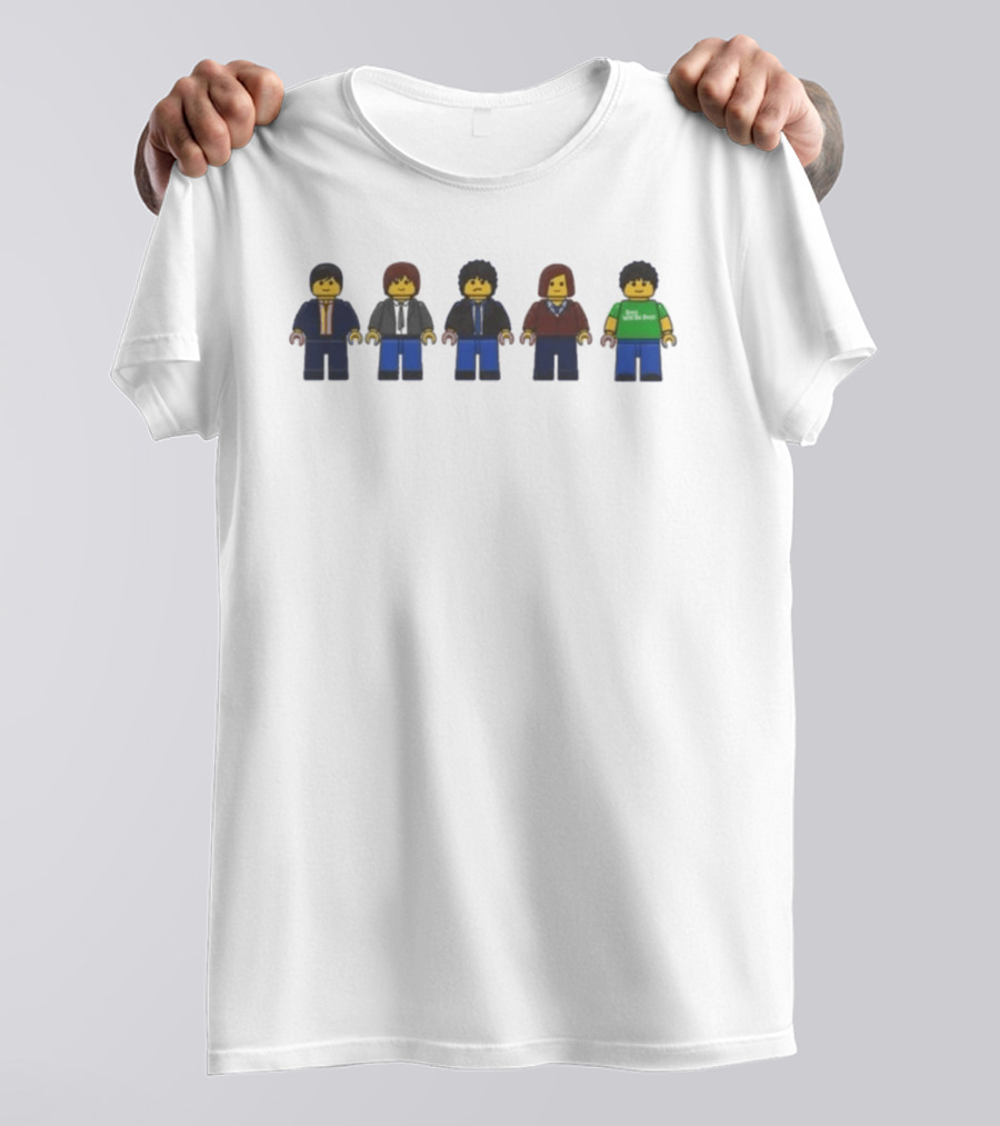 The Strokes World Tour Winter 2002 Band LEGO Minifigure Collection T-Shirt