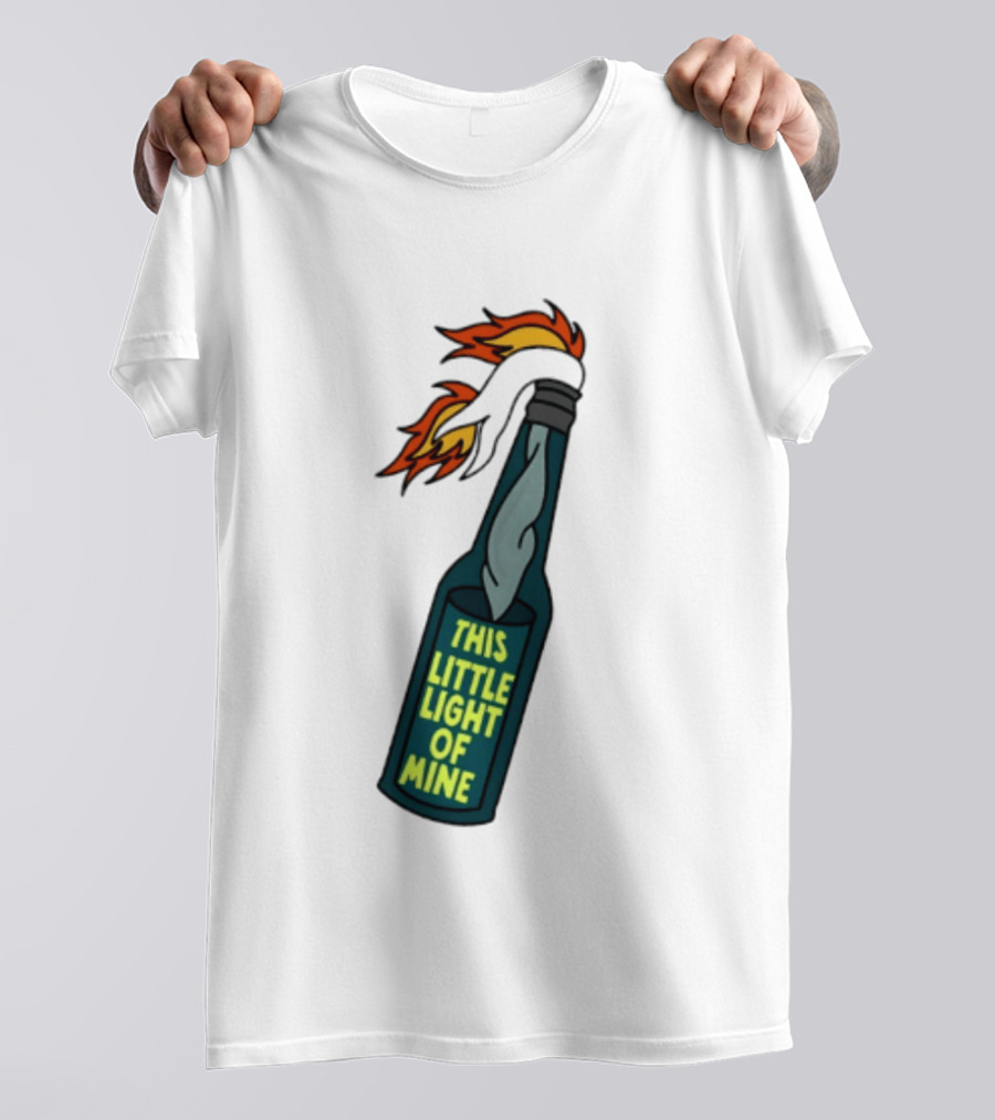 This Little Light Of Mine Molotov Cocktail Flame Bottle T-Shirt