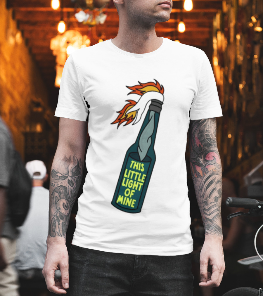 This Little Light Of Mine Molotov Cocktail Flame Bottle T-Shirt