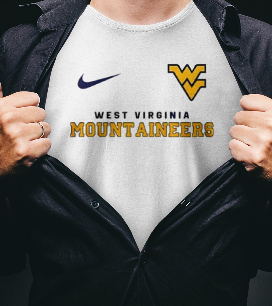 West Virginia Mountaineers Snoopy And Friend It's The Most Wonderful Time Of The Year Nike WV T-Shirt