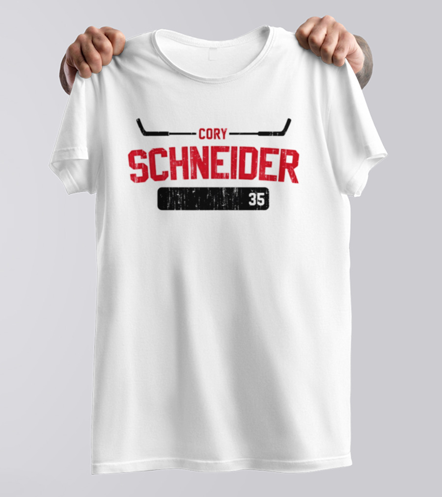 Cory Schneider New Jersey Devils 35 Athletic Name And Number T-Shirt
