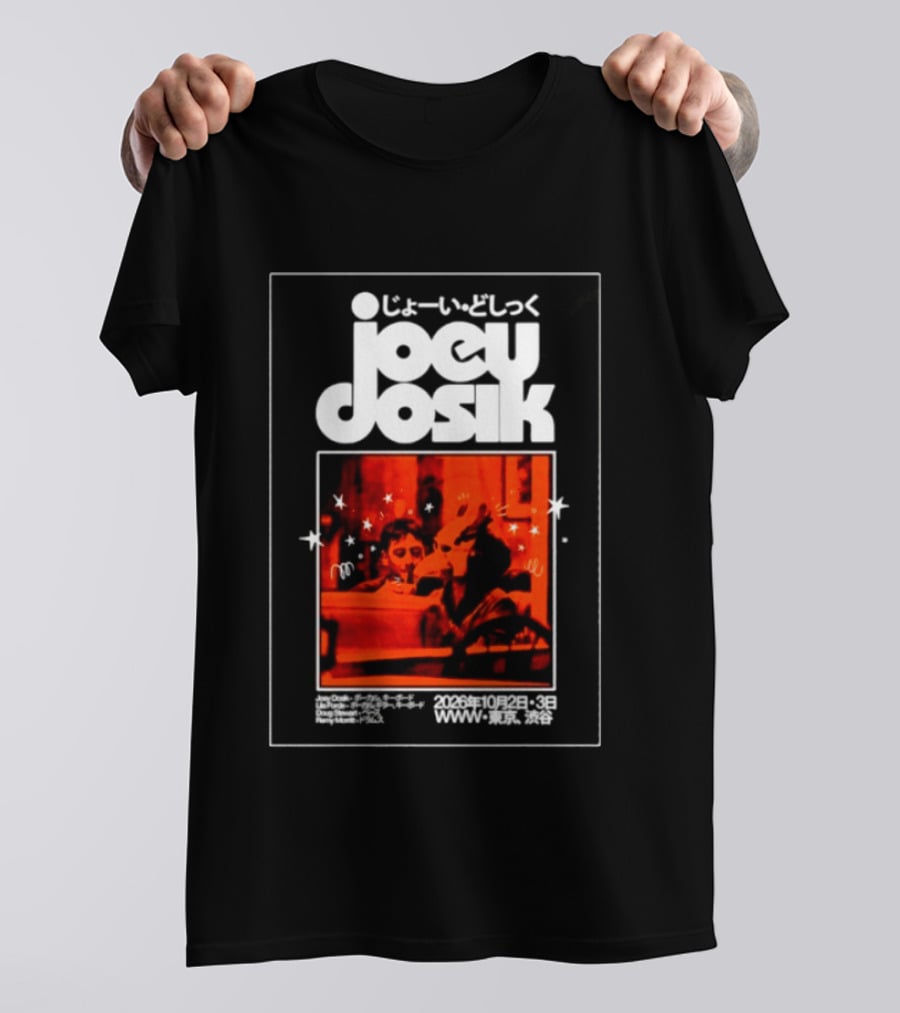 Joey Dosik 2026 Tokyo Concert October Shibuya Performance Dates T-Shirt