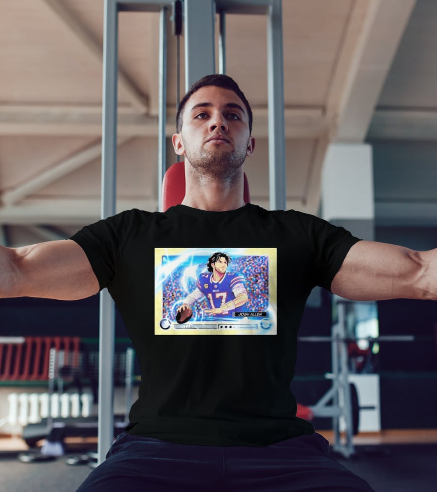 Josh Allen 1 Of 1 Anime Superfractor 2026 Bowman Football Card T-Shirt