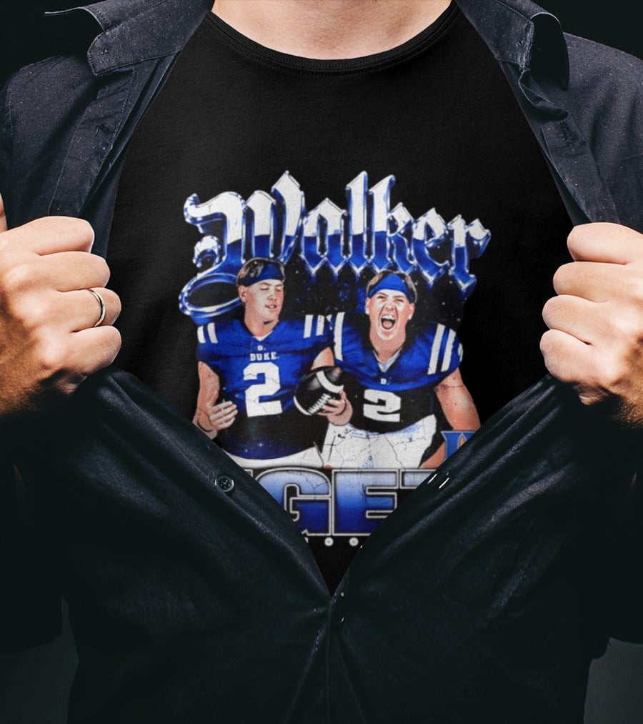 Walker Eget Duke Blue Devils Football 90s T-Shirt