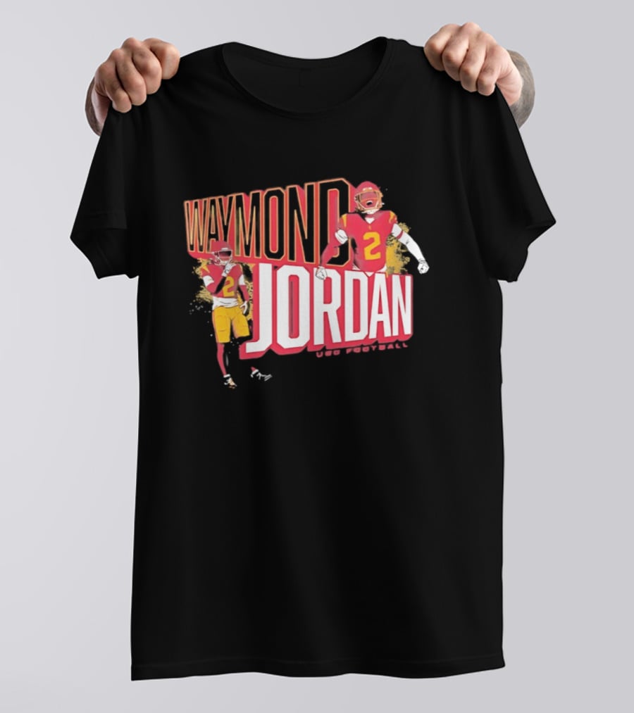 Waymond Jordan USC Trojans NCAA Football Number 2 T-Shirt