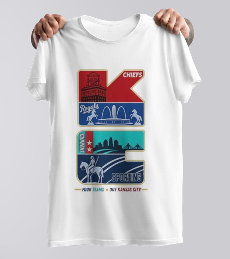 Chiefs Royals Current Sporting Kansas City Western Auto T-Shirt