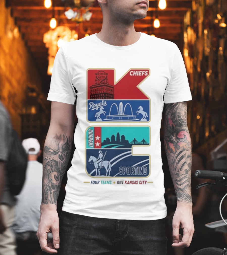 Chiefs Royals Current Sporting Kansas City Western Auto T-Shirt