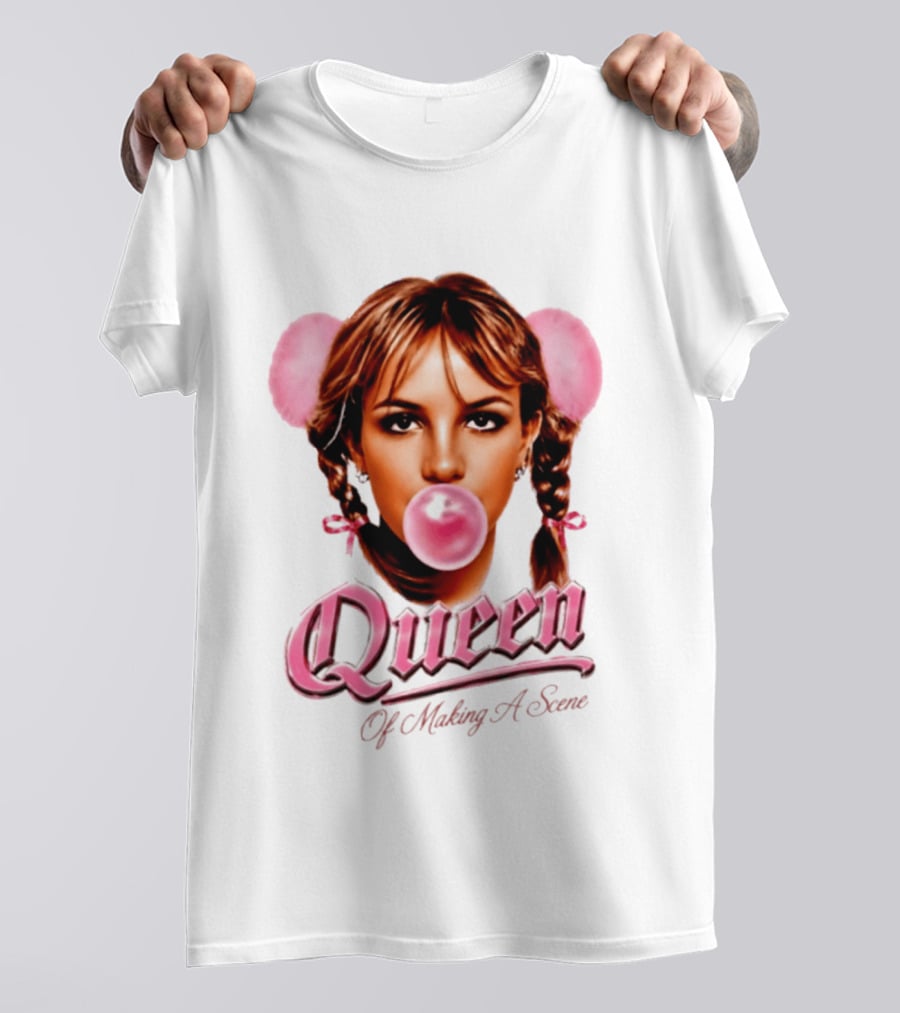 Britney Spears Queen Bubblegum Pop Princess Scene T-Shirt