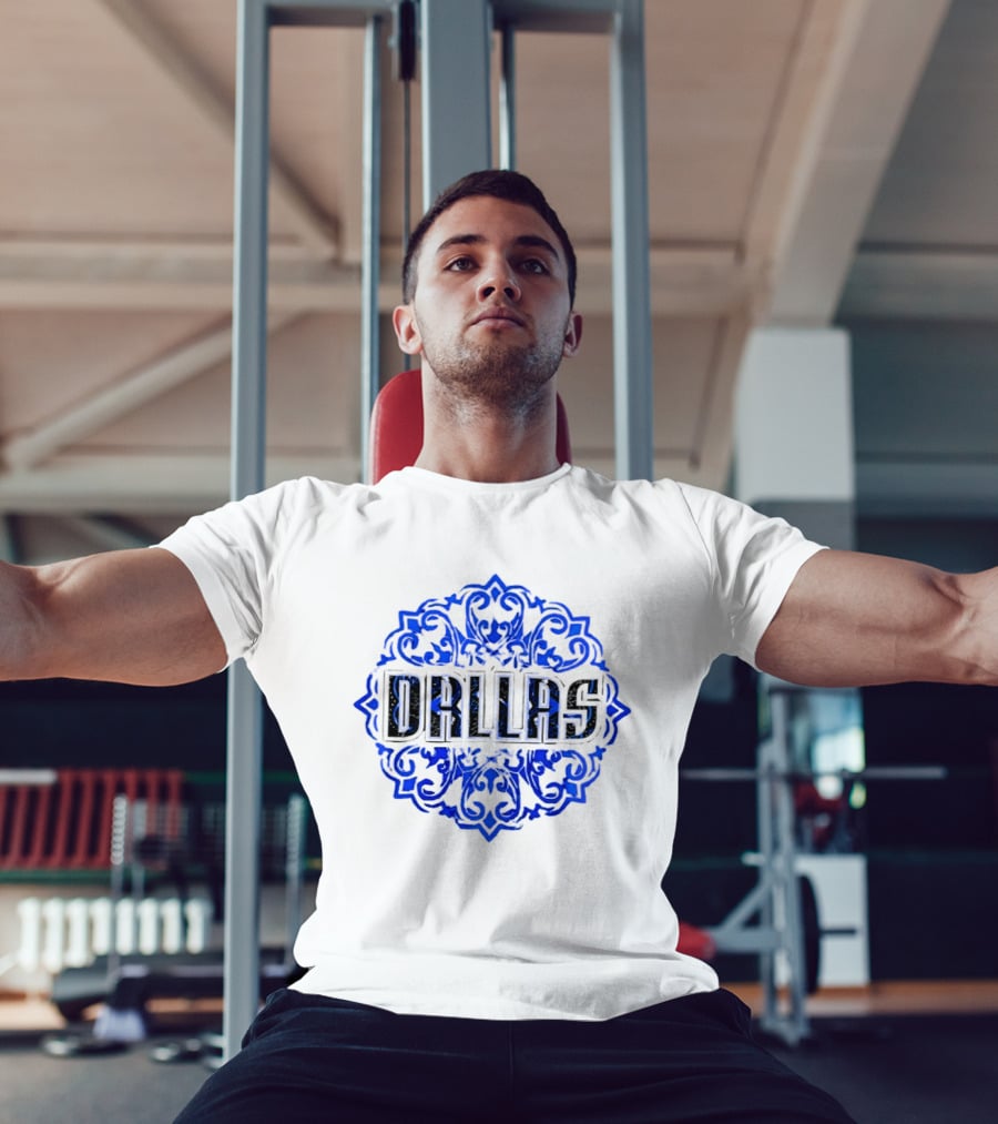 Dallas Mavericks 2026 South Asian Celebration Basketball Dual Sided ORLLAS Decor T-Shirt
