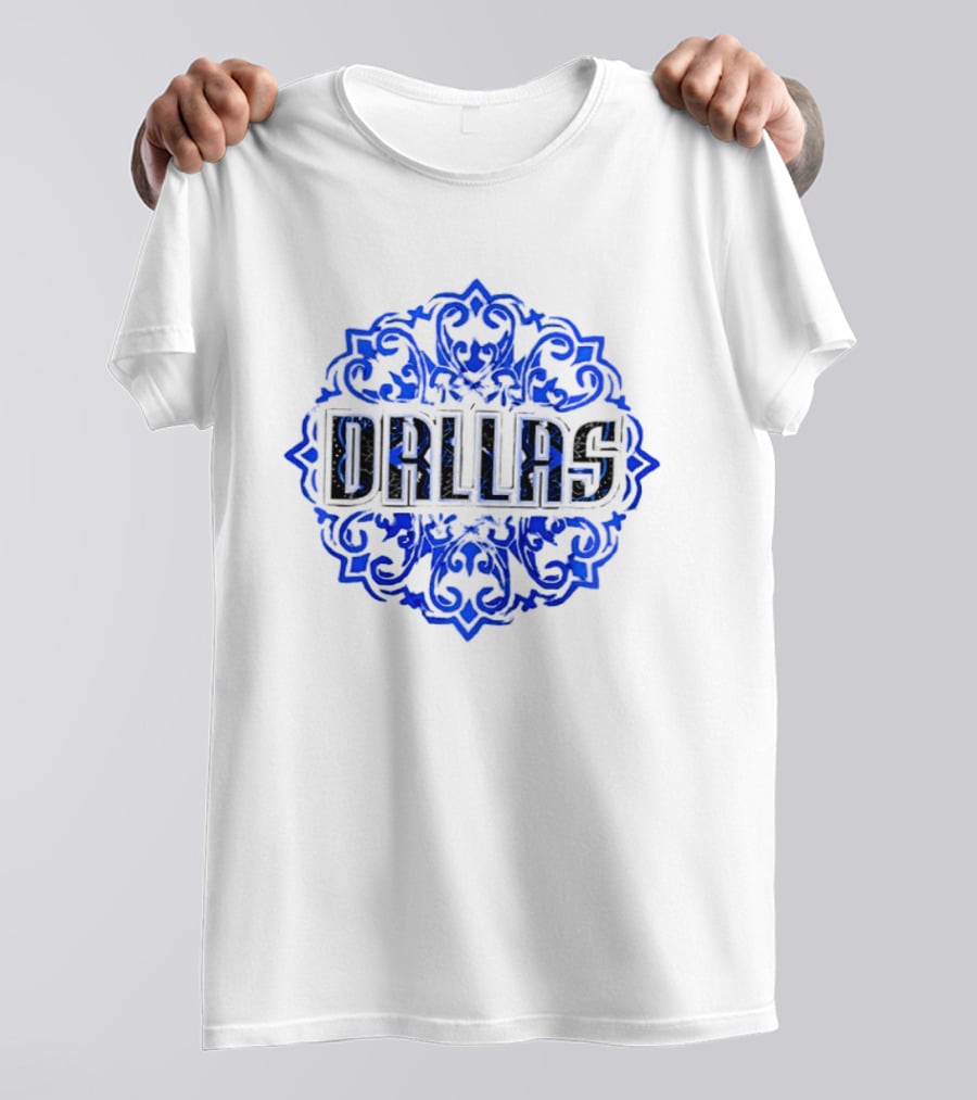 Dallas Mavericks 2026 South Asian Celebration Basketball Dual Sided ORLLAS Decor T-Shirt