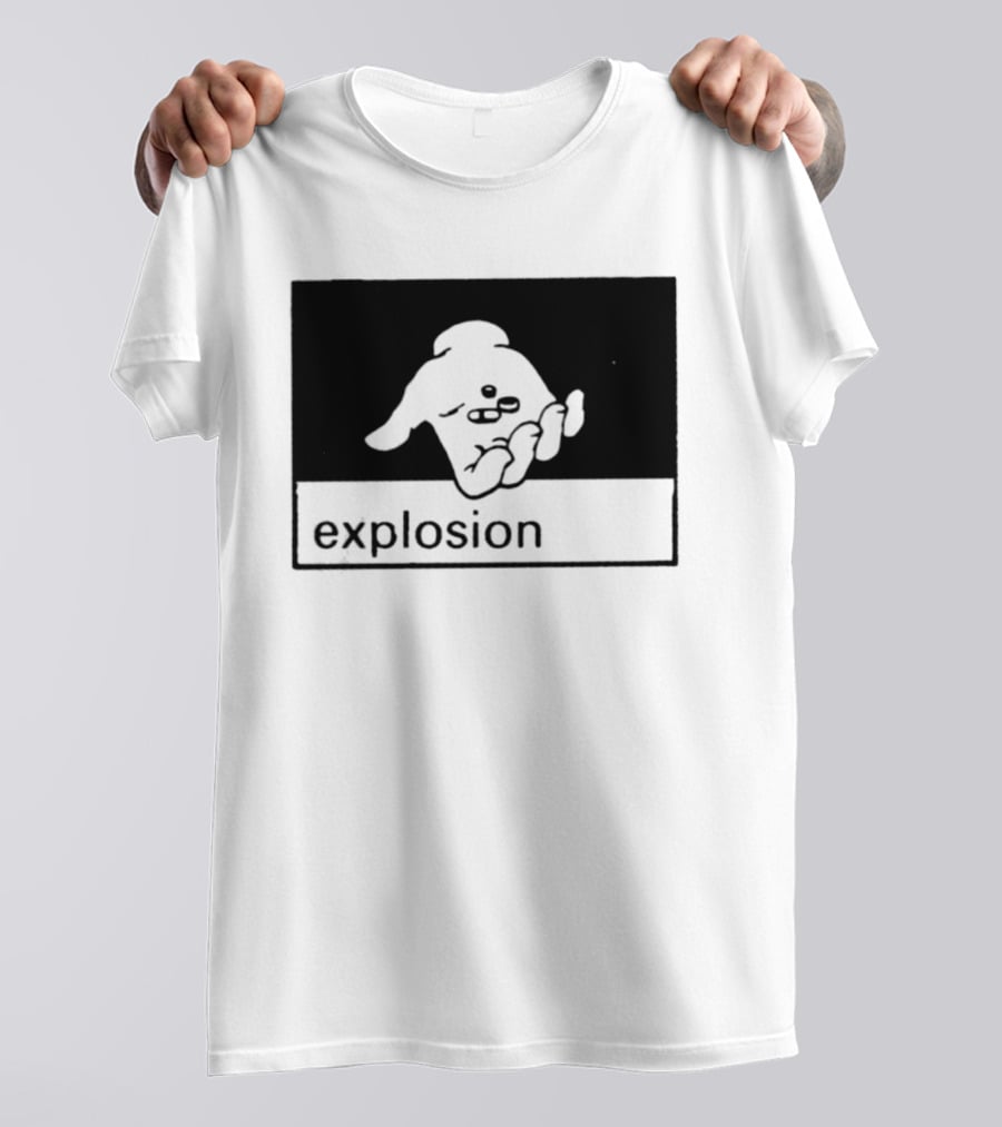 Explosion Hand Holding Pills Medication T-Shirt