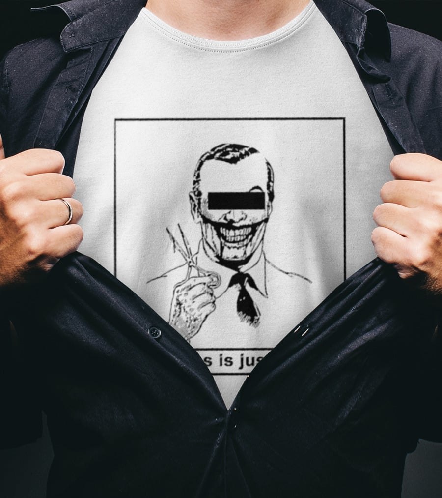 Happiness Is Just A Smile Joker Creepy T-Shirt