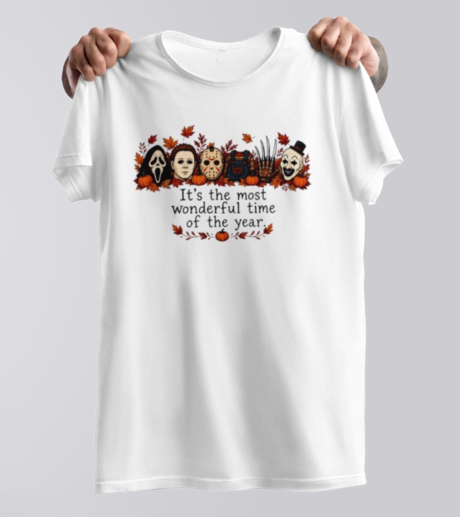 It’s The Most Wonderful Time Of The Year Horror Movie Characters T-Shirt