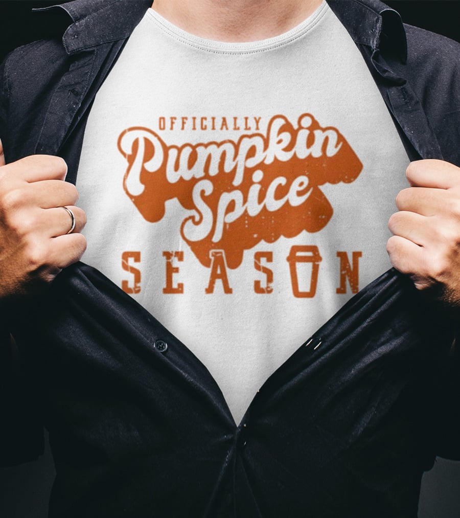 Officially Pumpkin Spice Season Cup T-Shirt