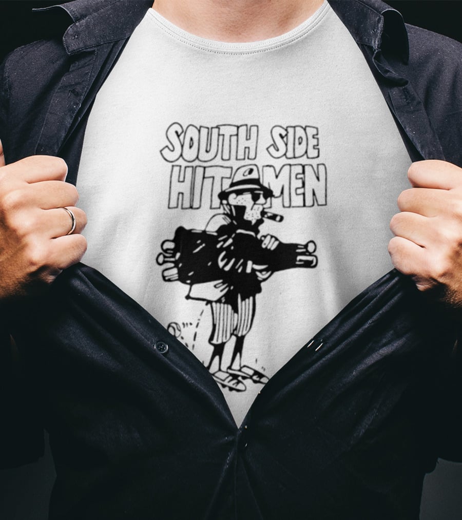 South Side Hit Men Chicago White Sox MLB Character With Bat T-Shirt