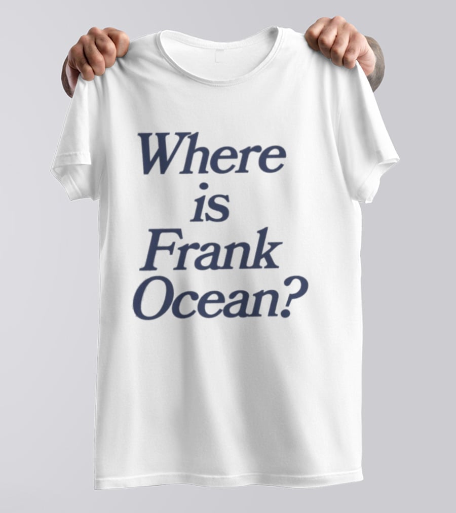 Where Is Frank Ocean R&B Blonde Channel Orange T-Shirt