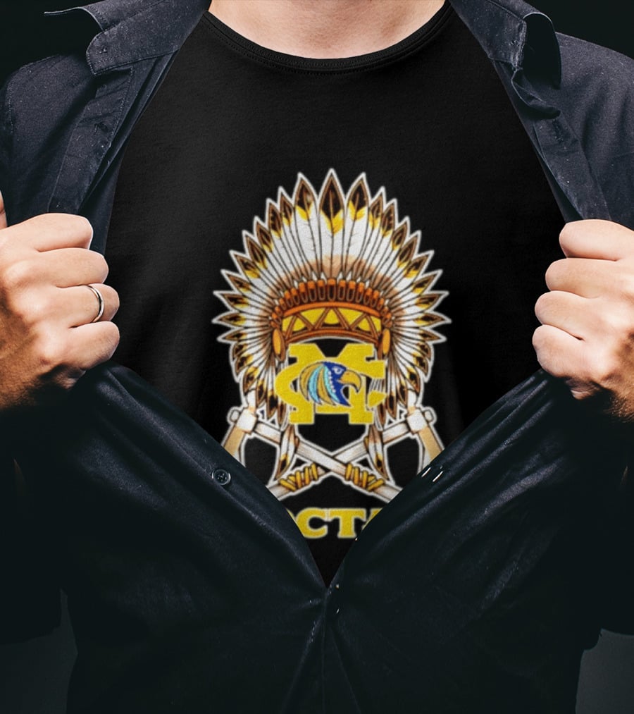 Choctaws MC Eagle Headdress Tomahawks Feathered Headdress T-Shirt