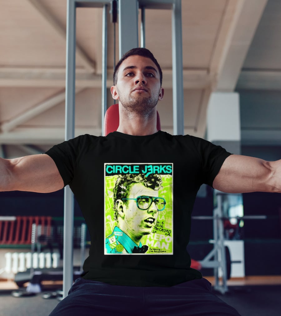 Circle Jerks Repo Man Screening Dec 6 2026 The Castro SF Live Performance T-Shirt