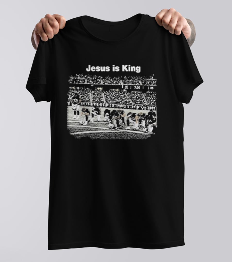 Jesus Is King Pray Football Las Vegas T-Shirt