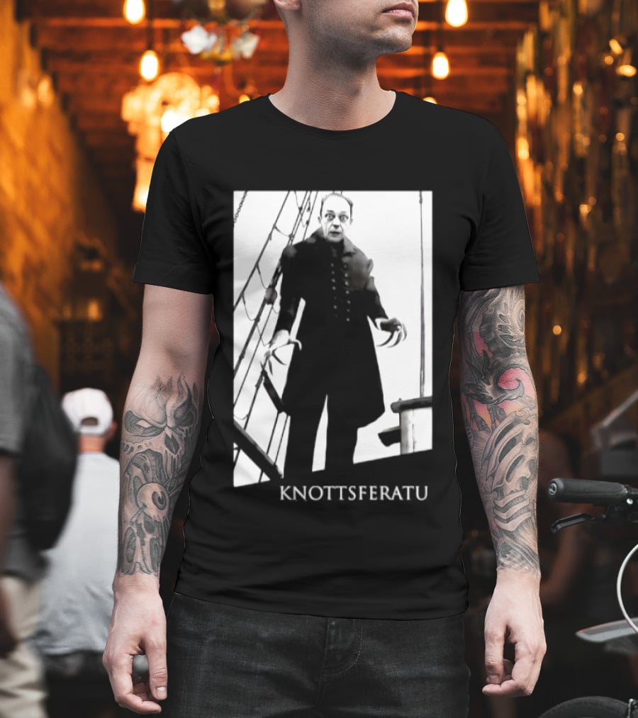 Don Knotts Knottsferatu Nosferatu Horror Comedy Mashup T-Shirt
