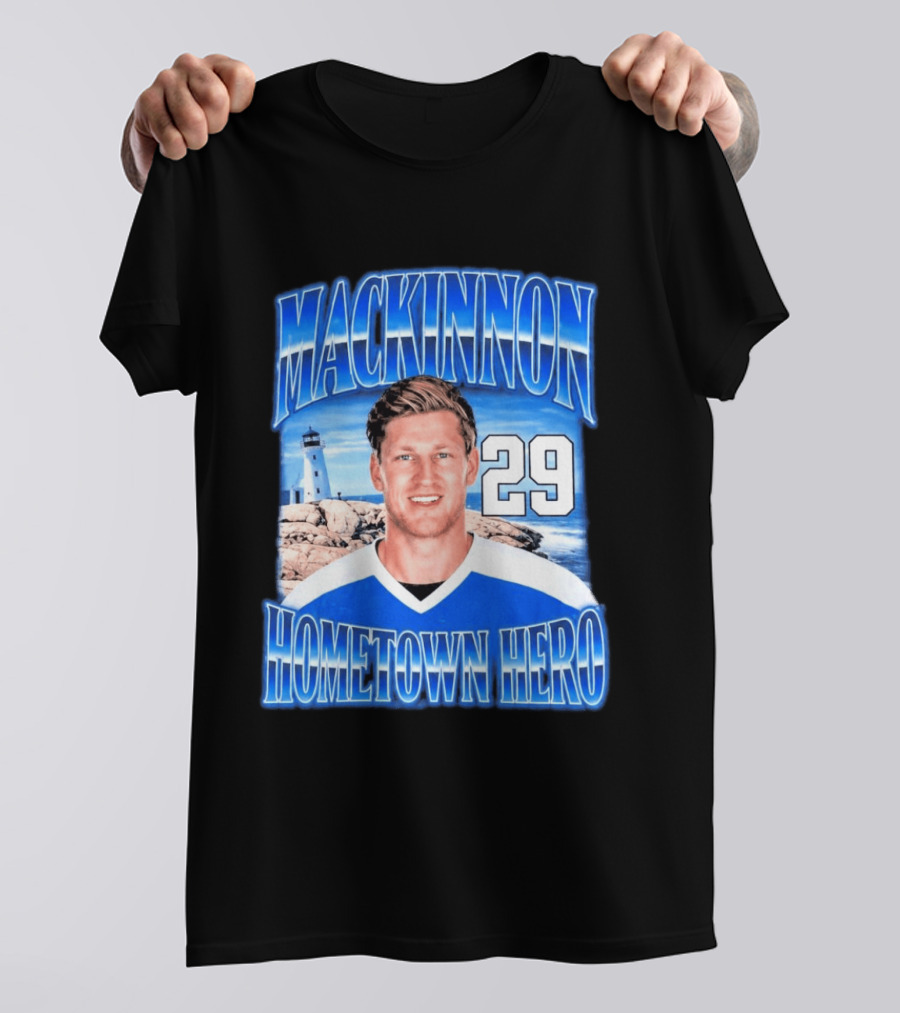 Mackinnon 29 Hometown Hero Lighthouse Scene T-Shirt