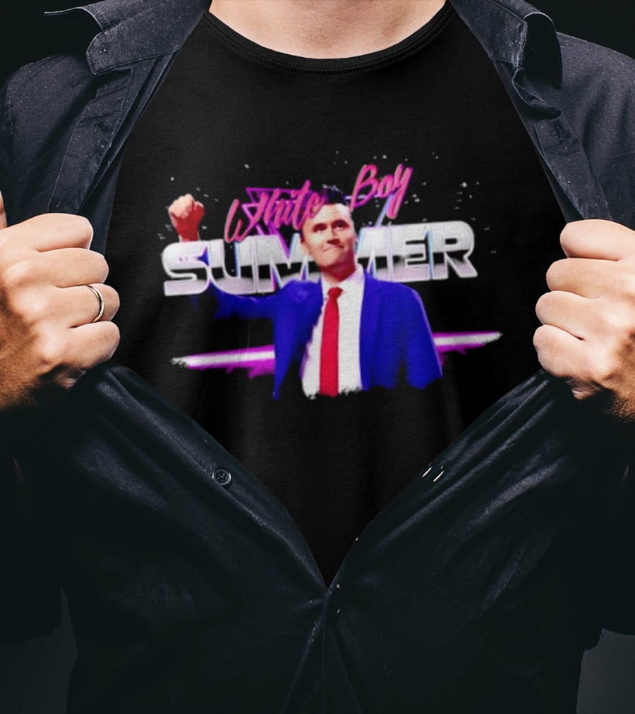 White Boy Summer Vibe Charlie Kirk Celebration T-Shirt