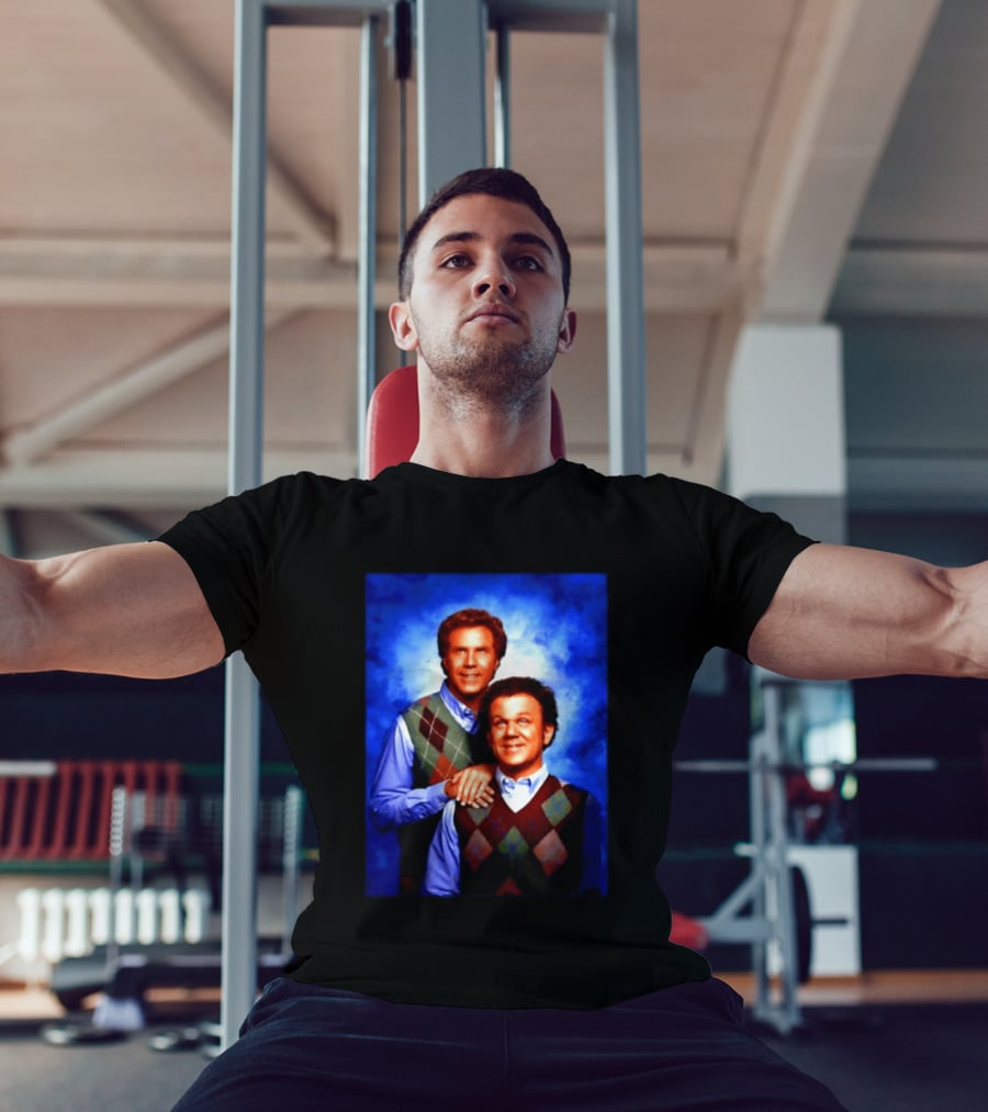 Will Ferrell John C Reilly Step Brothers Argyle Sweater T-Shirt