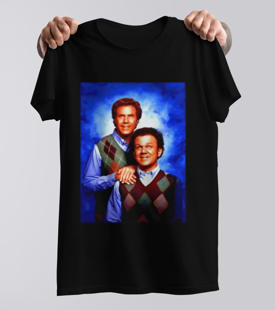 Will Ferrell John C Reilly Step Brothers Argyle Sweater T-Shirt