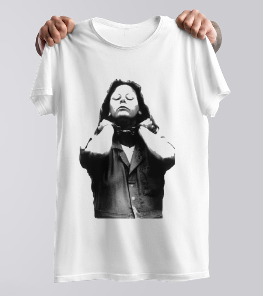 Aileen Wuornos Monochrome Shot Style Image T-Shirt
