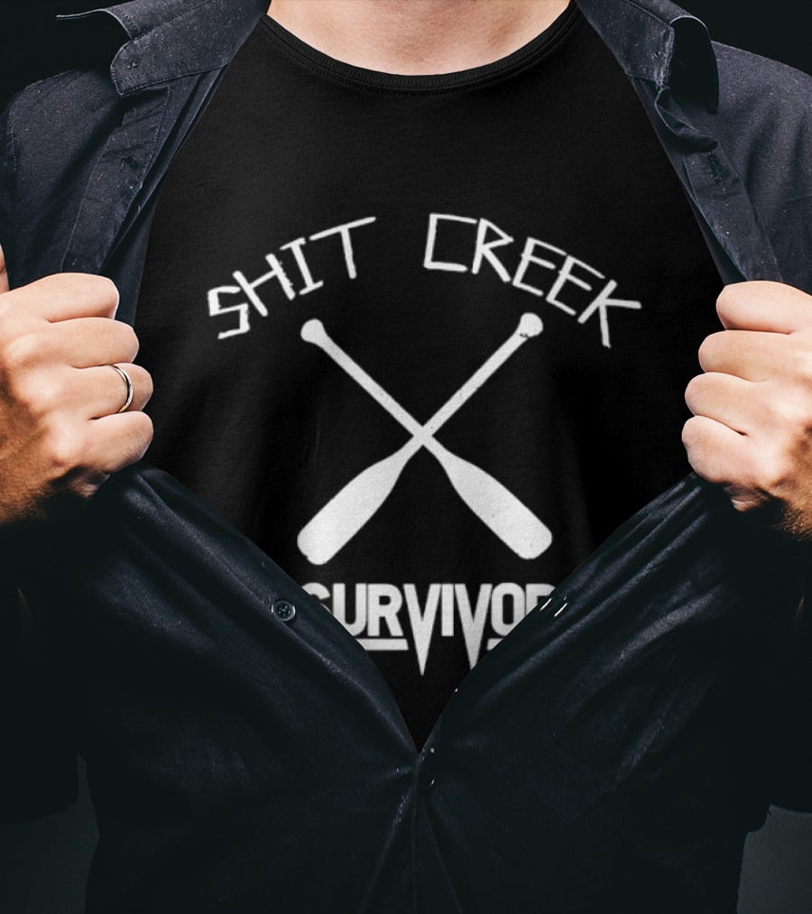Shit Creek Survivor Paddles T-Shirt