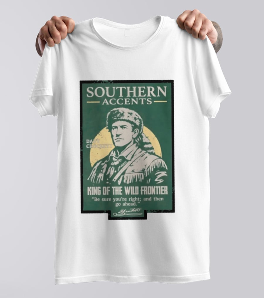 Southern Accents Davy Crockett King Of The Wild Frontier T-Shirt