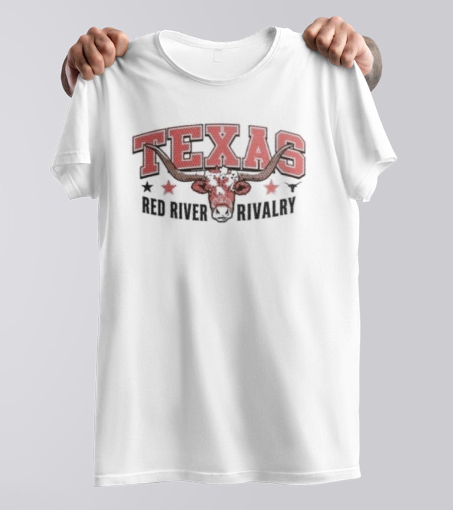 Texas Longhorns Red River Rivalry 2026 Custom Pullover T-Shirt