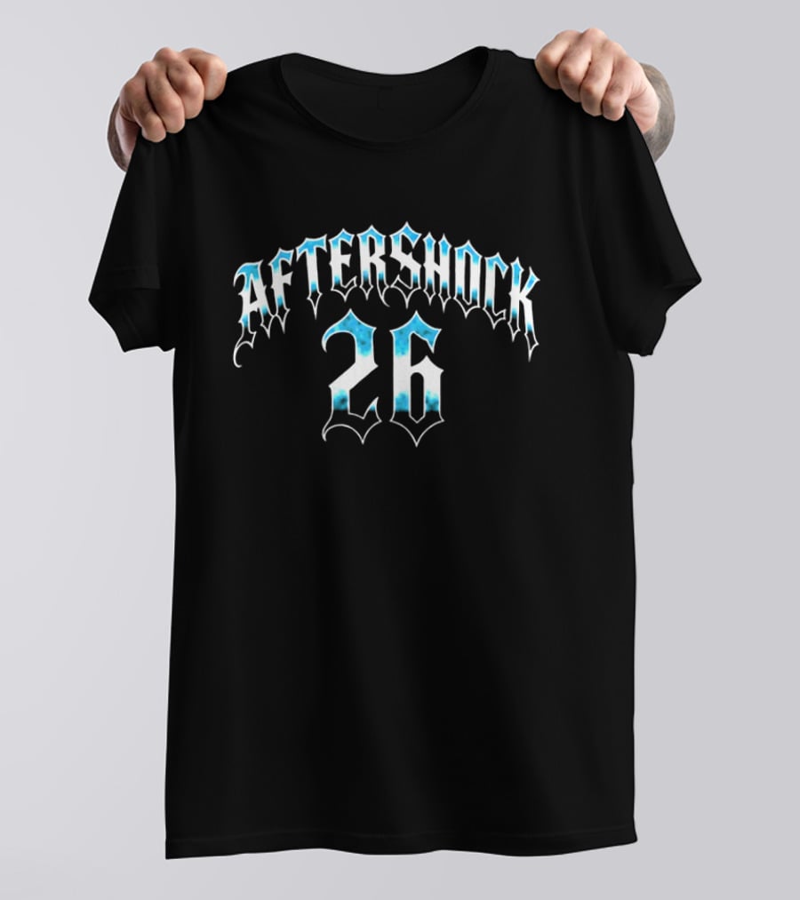 Aftershock 26 Festival Sacramento CA October 1 4 2026 Fade To Black Football Jersey T-Shirt
