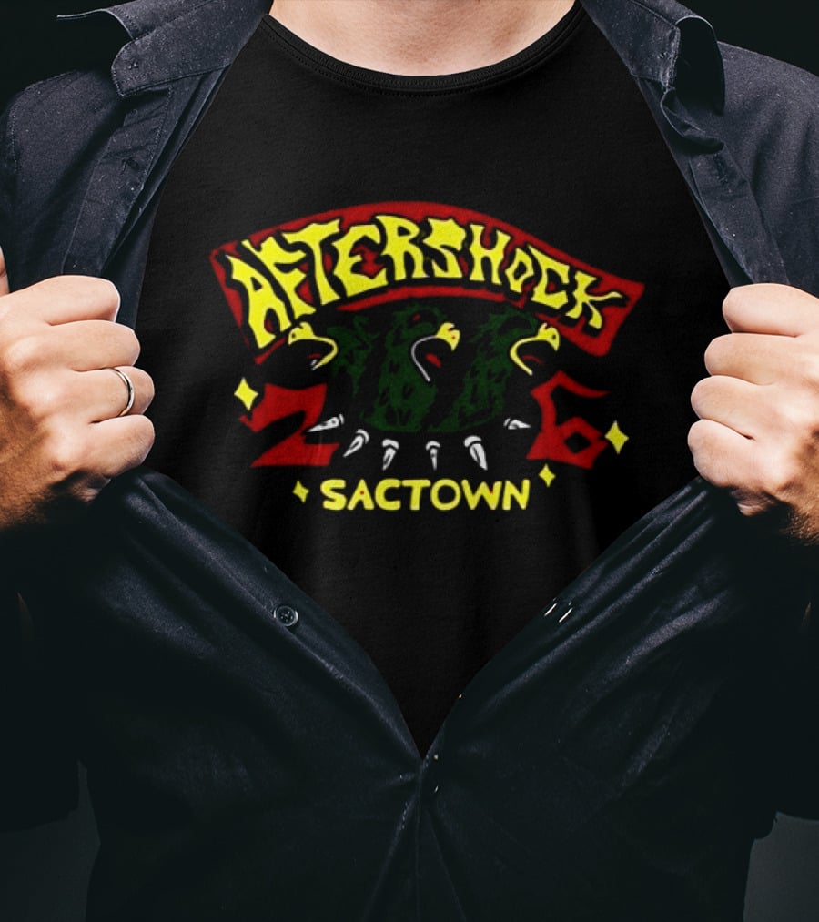 Aftershock Festival 2026 Sactown Griffin Trio October 1 4 Sacramento CA T-Shirt