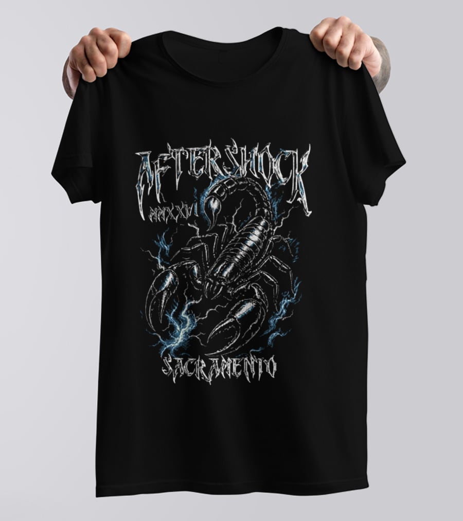 Aftershock MMXXVI Scorpion Sacramento 2026 Festival T-Shirt