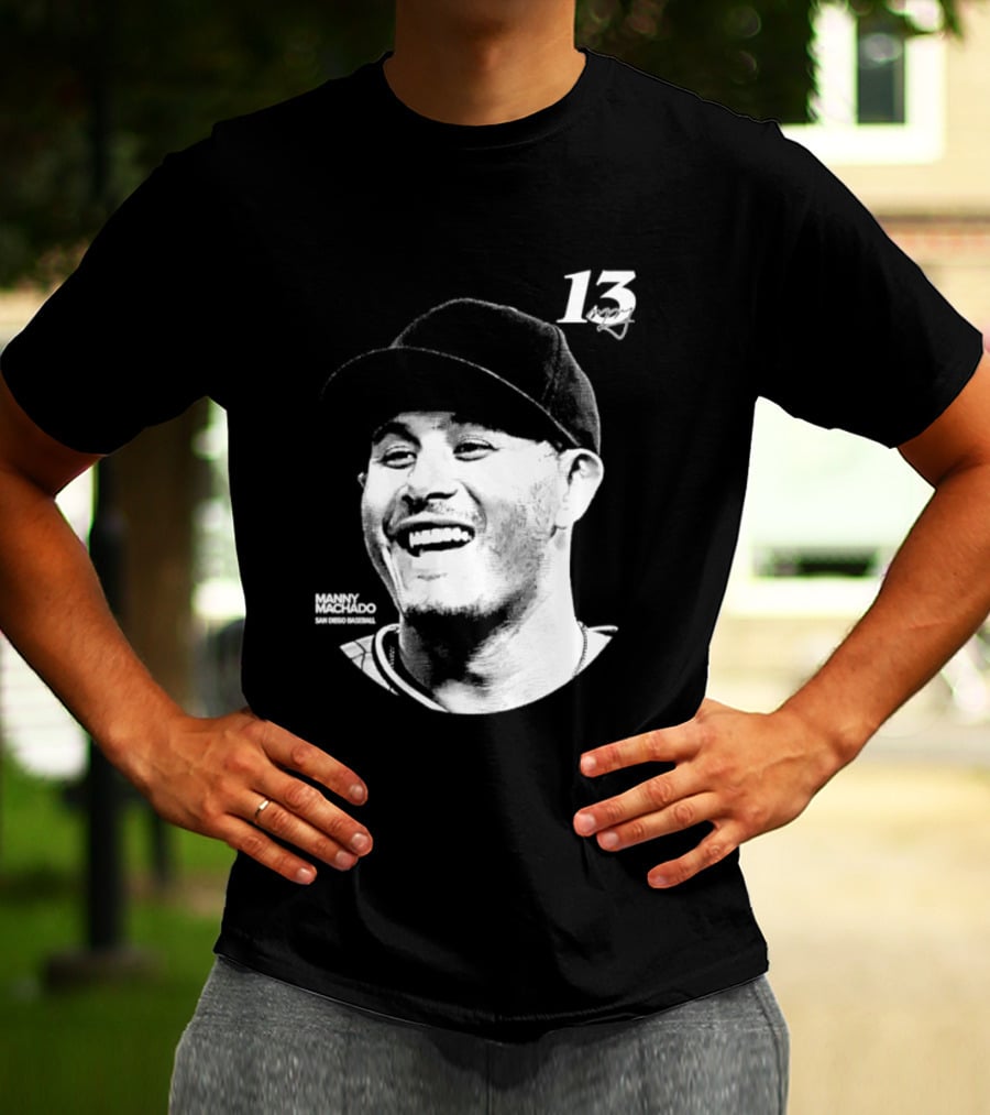 Manny Machado 13 San Diego Padres MLB Lineage Series 2026 T-Shirt