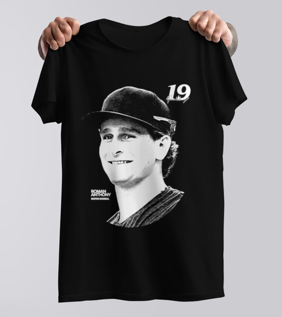 Roman Anthony 19 Boston Red Sox MLB 2026 Lineage Series T-Shirt