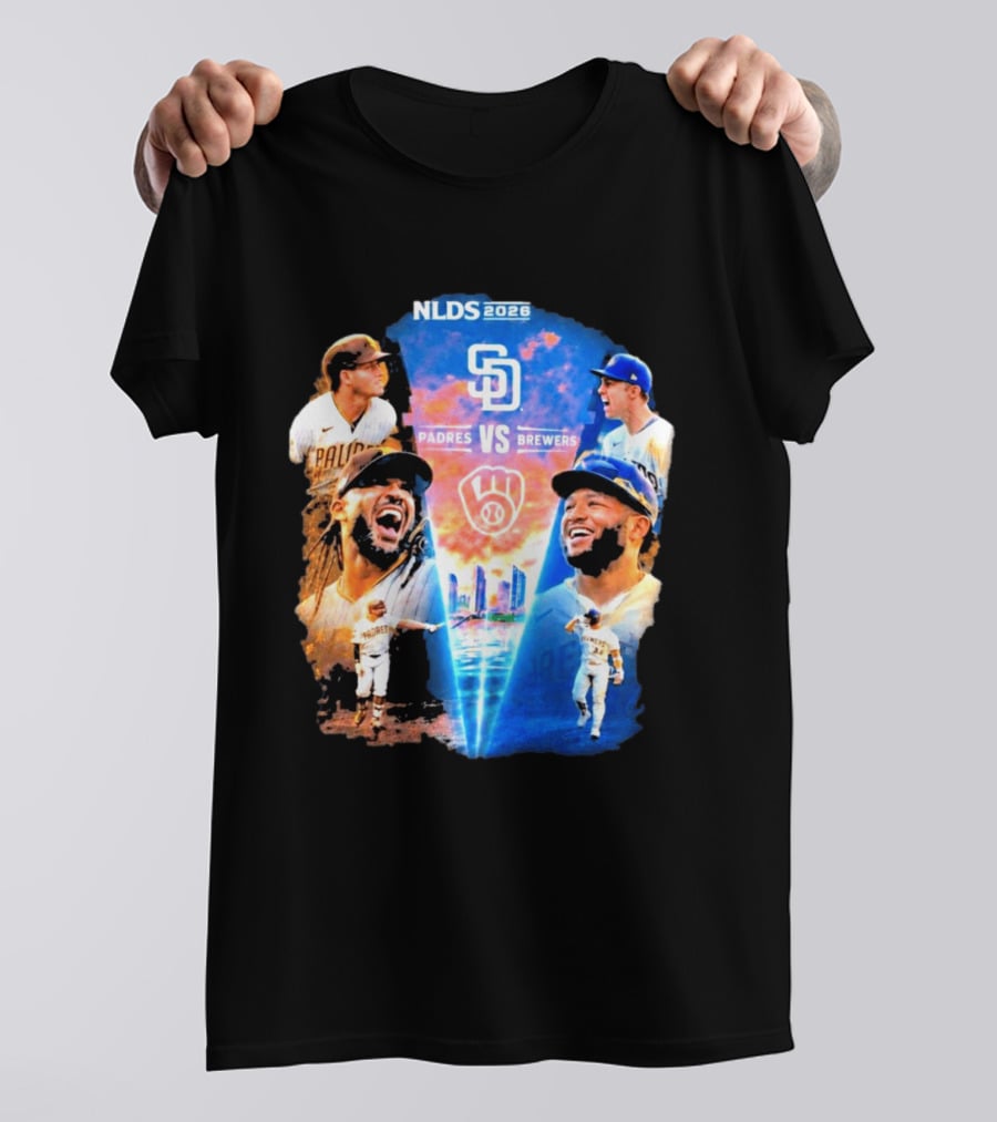 NLDS 2026 San Diego Padres Vs Milwaukee Brewers Showdown T-Shirt